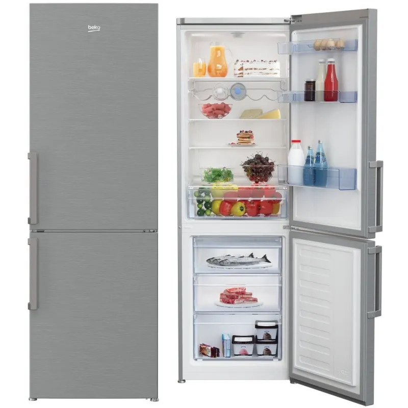 Réfrigérateur Combiné BEKO 400L / INOX