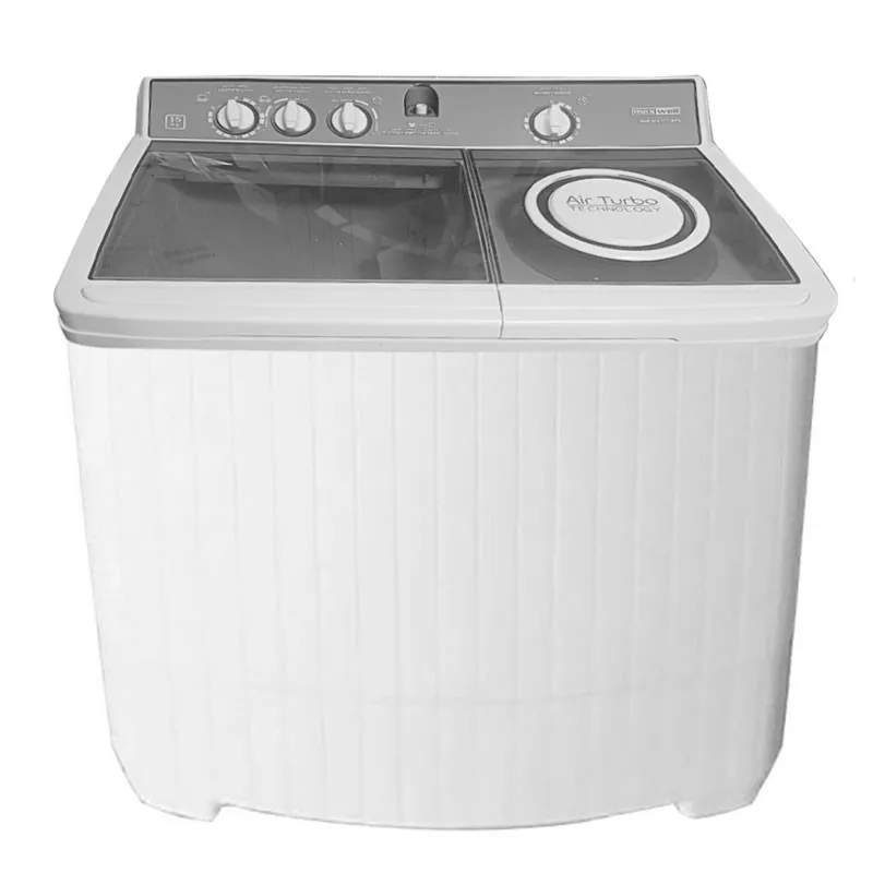 Machine a laver MAXWELL semi automatique 14kg avec pompe / Blanc / MAX-WMTT140PB