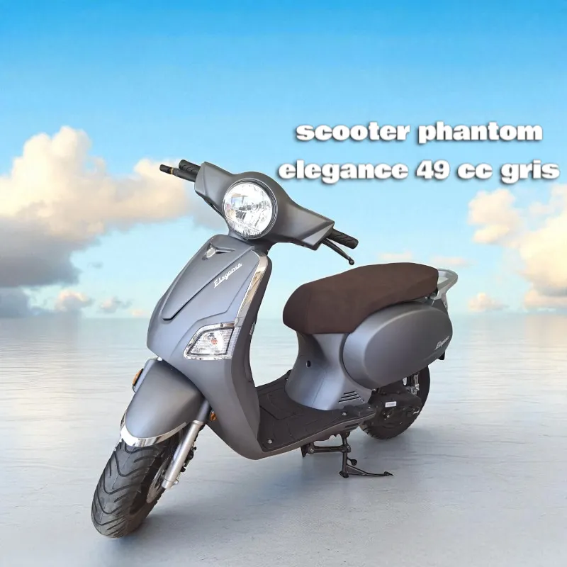 scooter phantom elegance 49 cc gris